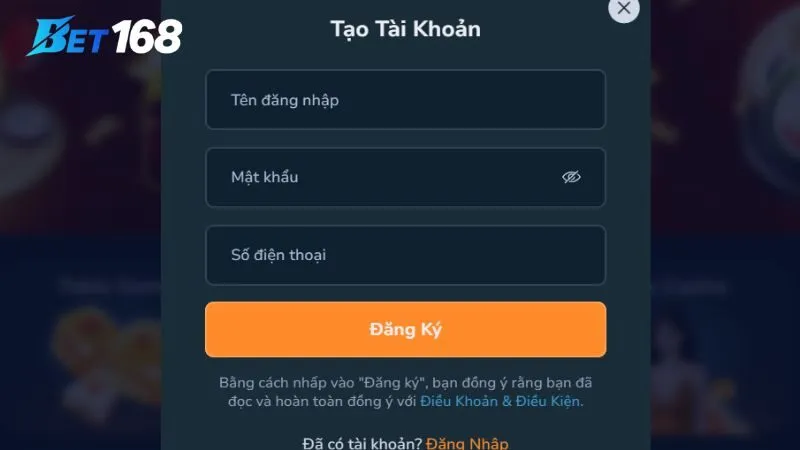 Lưu ý khi sử dụng hướng dẫn đăng ký Bet168